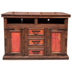 Natural Patina Copper TV Console
