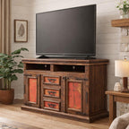 Natural Patina Copper TV Console