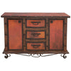 Sunfire Carved Wood & Copper Buffet