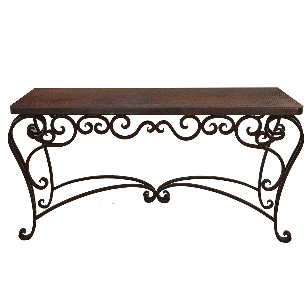 Laredo Copper Sofa Table - 60 Inch