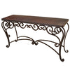 Laredo Copper Sofa Table - 60 Inch