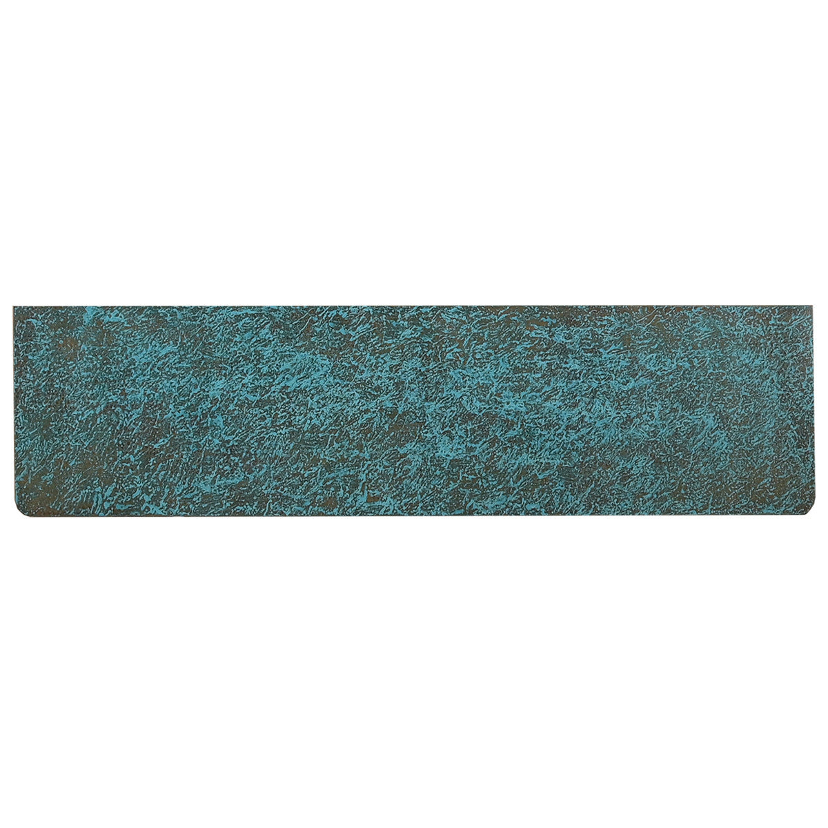 Long Rustic Turquoise Sofa Table