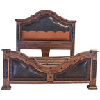 Kensington Tooled Leather Bed - Queen