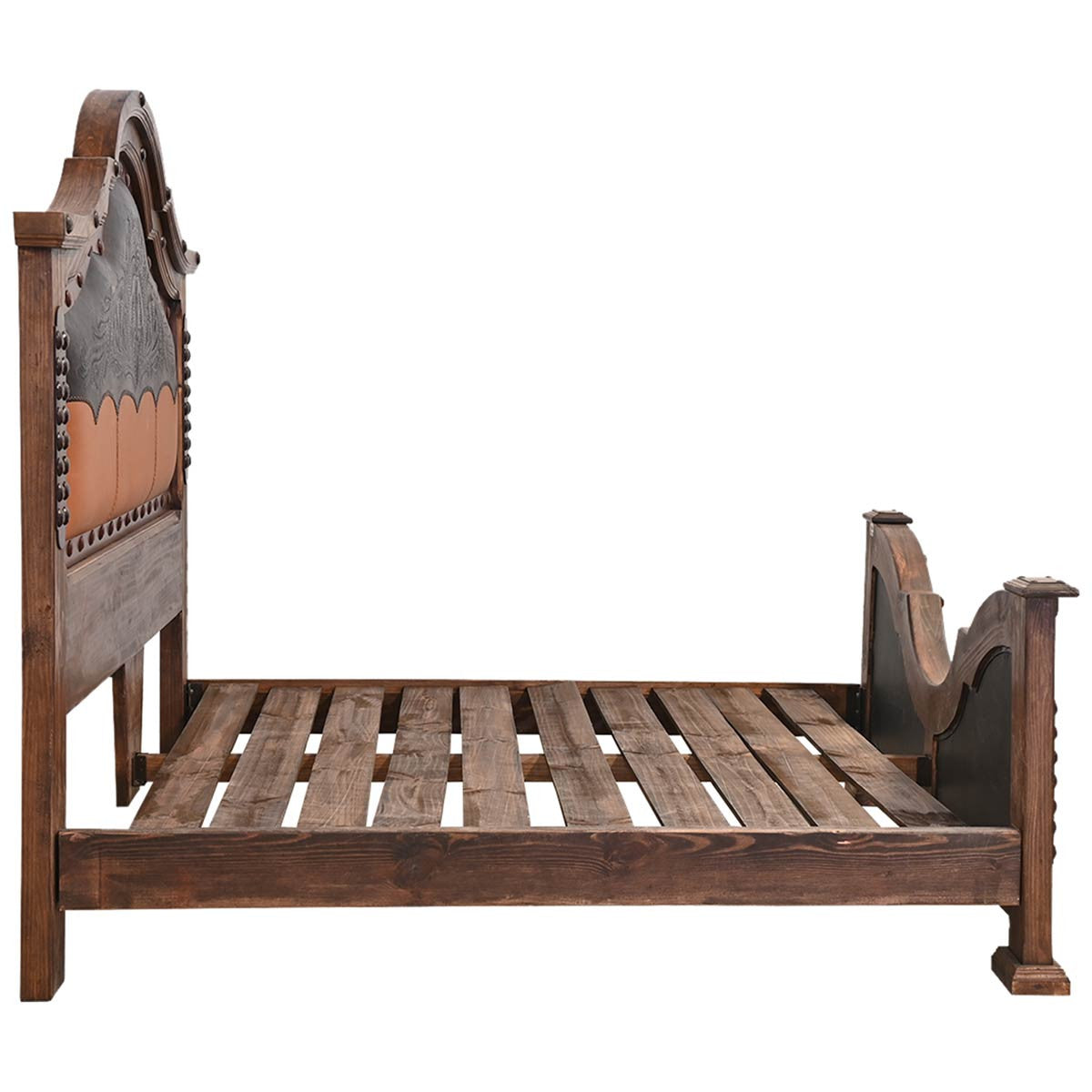 Kensington Tooled Leather Bed - King
