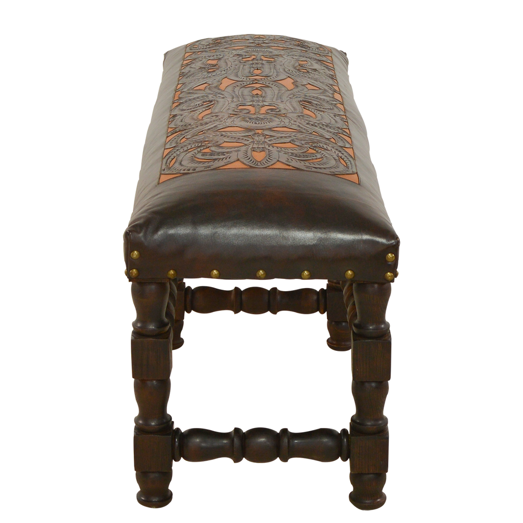 Pueblo Leather Bench