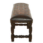 Pueblo Leather Bench