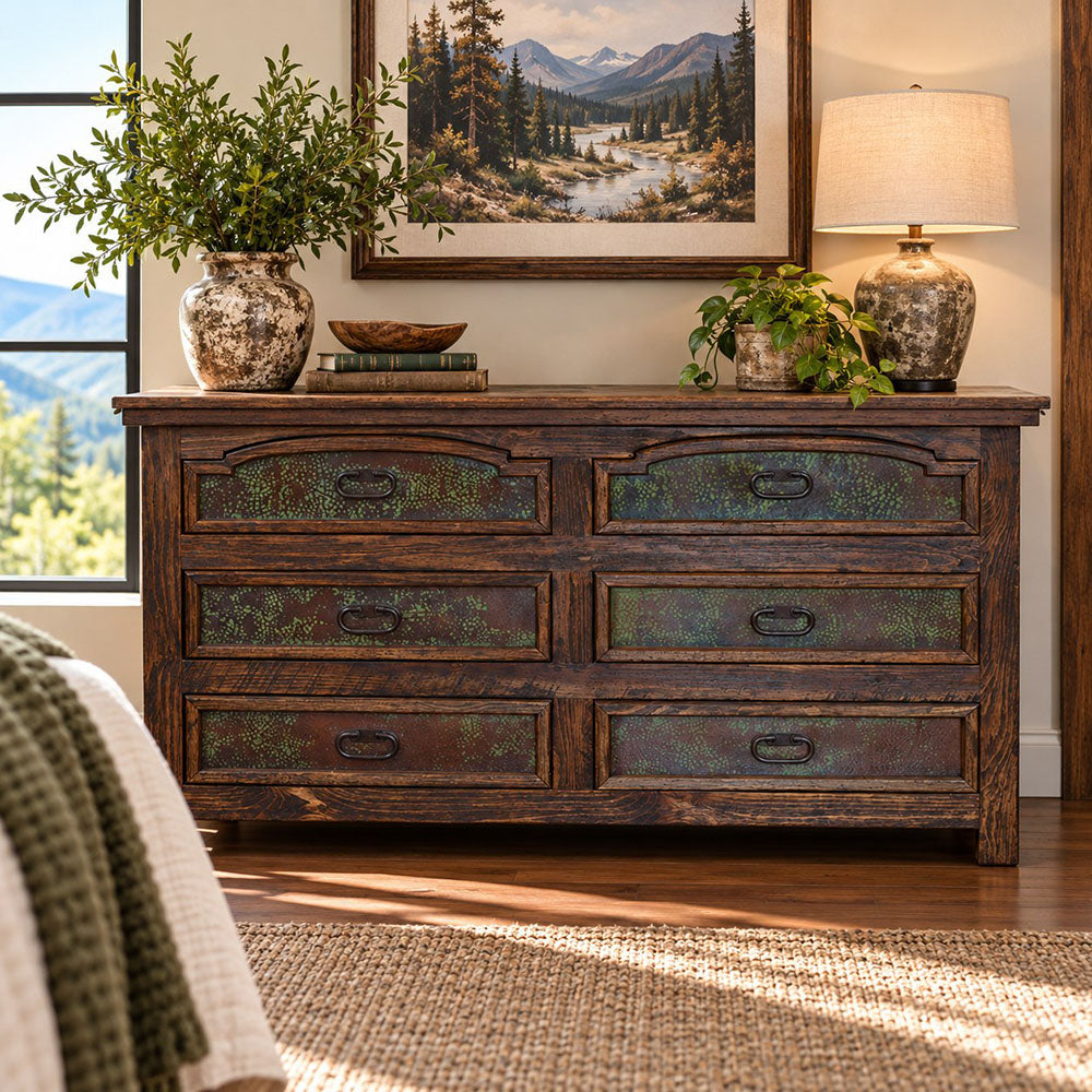 Capitel Copper Tiered Dresser