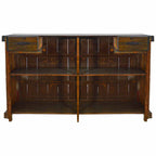 Montana Reclaimed Wood Bar with Hand Carved Detail