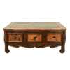 Scrolled & Studded Coffee Table
