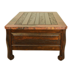 Scrolled & Studded Coffee Table