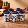 Southwest Hues Clay Shot Glasses - Set of 6