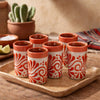 Southwest Hues Clay Shot Glasses - Set of 6