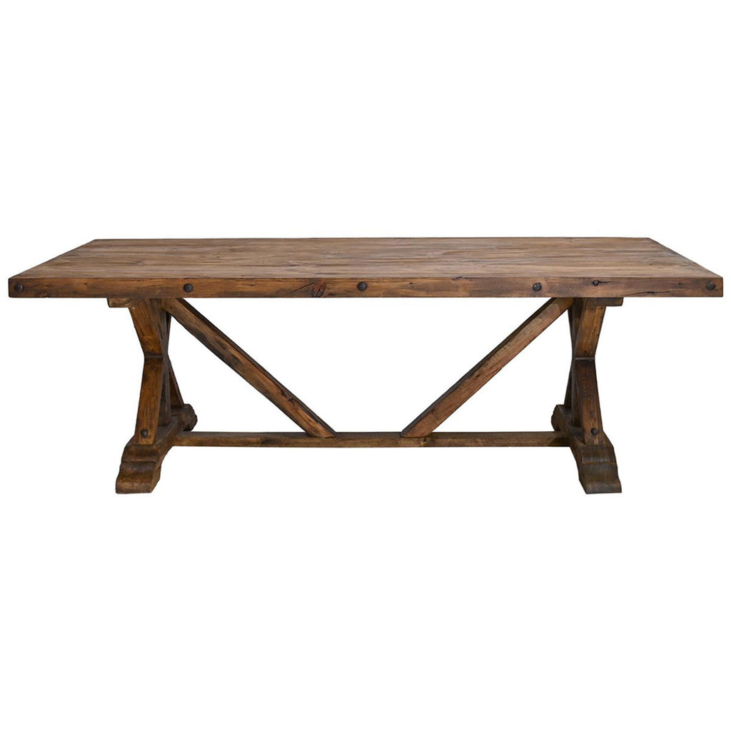 Olson Reclaimed Wood Trestle Table