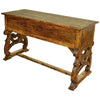 Duluth Reclaimed Wood Desk with Carved Legs