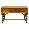 Duluth Reclaimed Wood Desk with Carved Legs