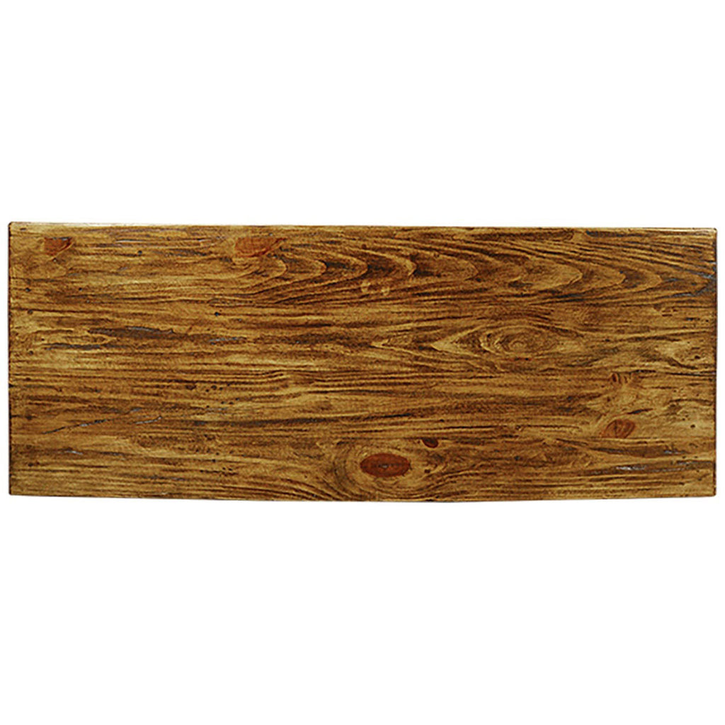Duluth Reclaimed Wood Desk with Carved Legs
