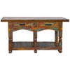 Hacienda Carved Console Table