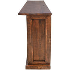 Bar with Hand Carved Horseshoe Accents