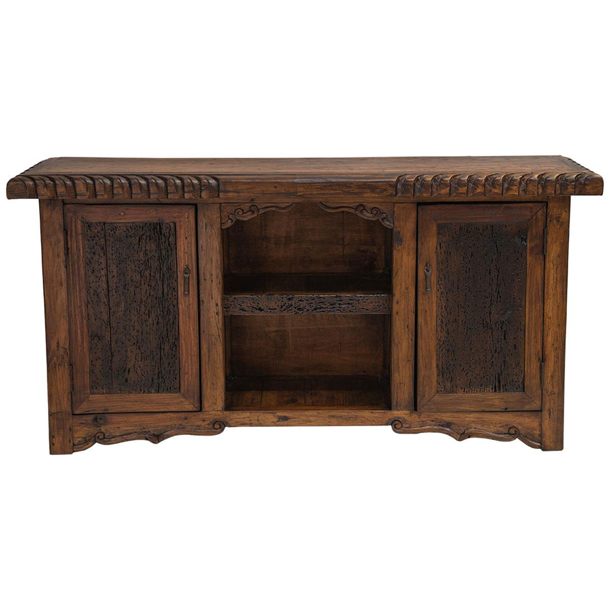 Millhouse Carved Buffet with Decorative Wormwood Panels