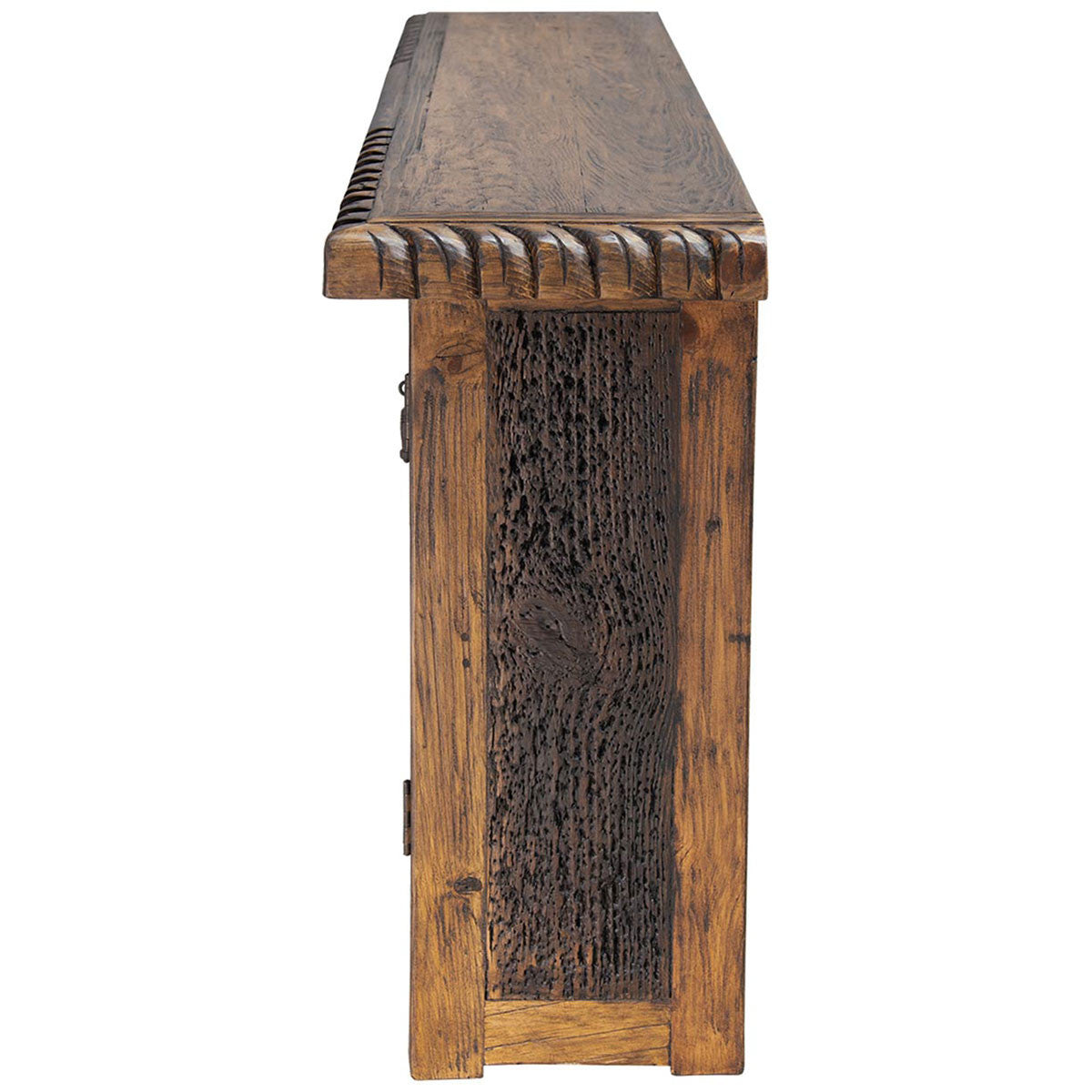 Millhouse Carved Buffet with Decorative Wormwood Panels