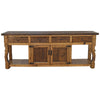 Sioux City Reclaimed Wood Console Table with Yoke Legs