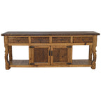 Sioux City Reclaimed Wood Console Table with Yoke Legs