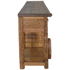 Sioux City Reclaimed Wood Console Table with Yoke Legs