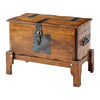 Barrister Trunk-Style Coffee Table