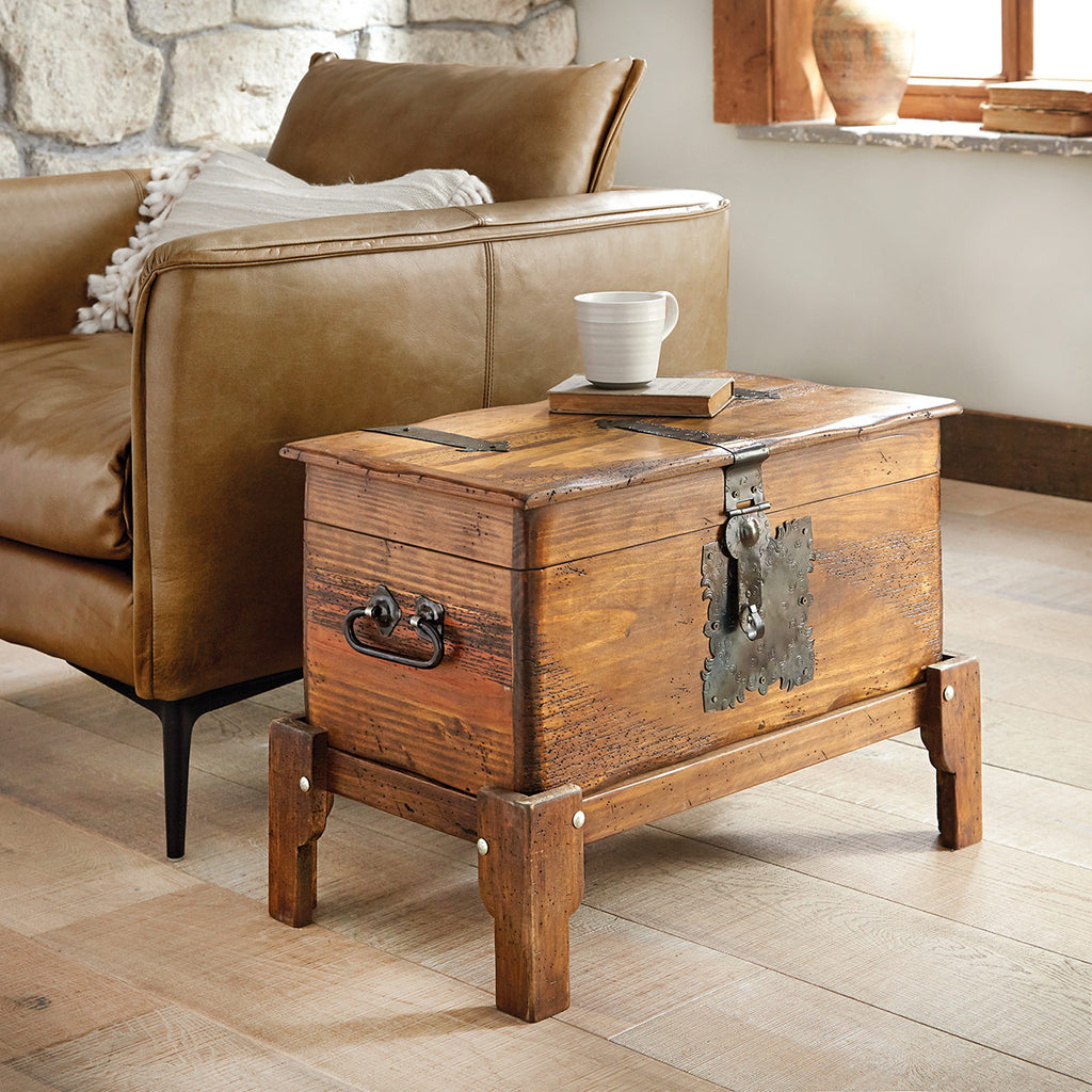 Barrister Trunk-Style Coffee Table