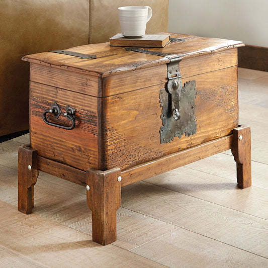 Barrister Trunk-Style Coffee Table