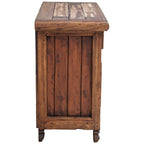 Big Sky Multicolor Carved Cabinet