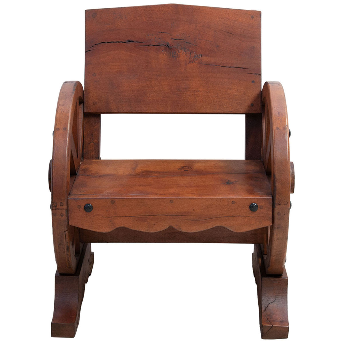 Cheyenne Wagon Wheel Wood Chair
