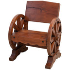 Cheyenne Wagon Wheel Wood Chair
