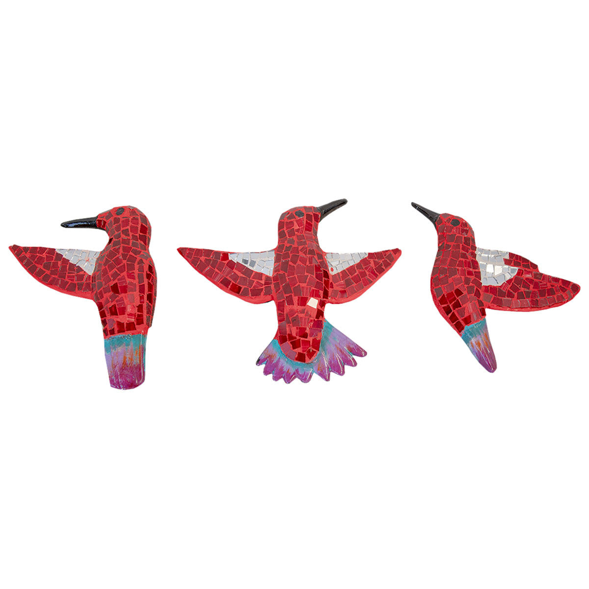 Mosaic Hummingbird Set