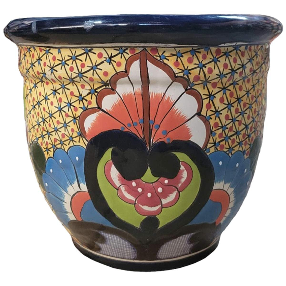 Orange Flower Planter