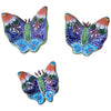 Candice Butterflies Wall Art - Set of 3