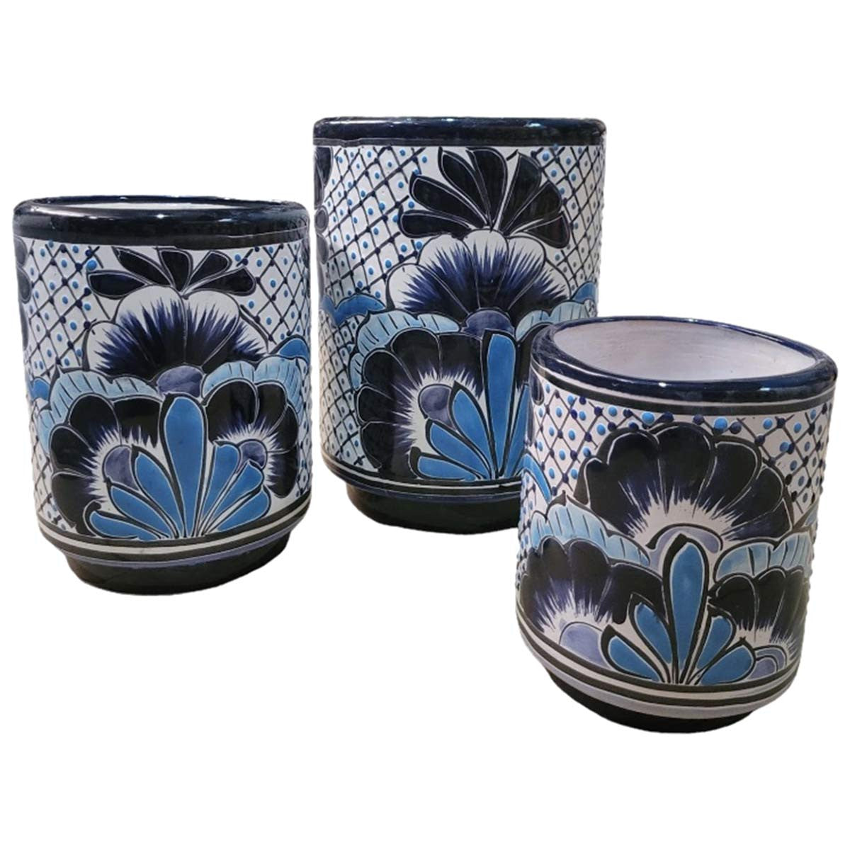 Blue Skies Utensil Holders/Planters - Set of 3