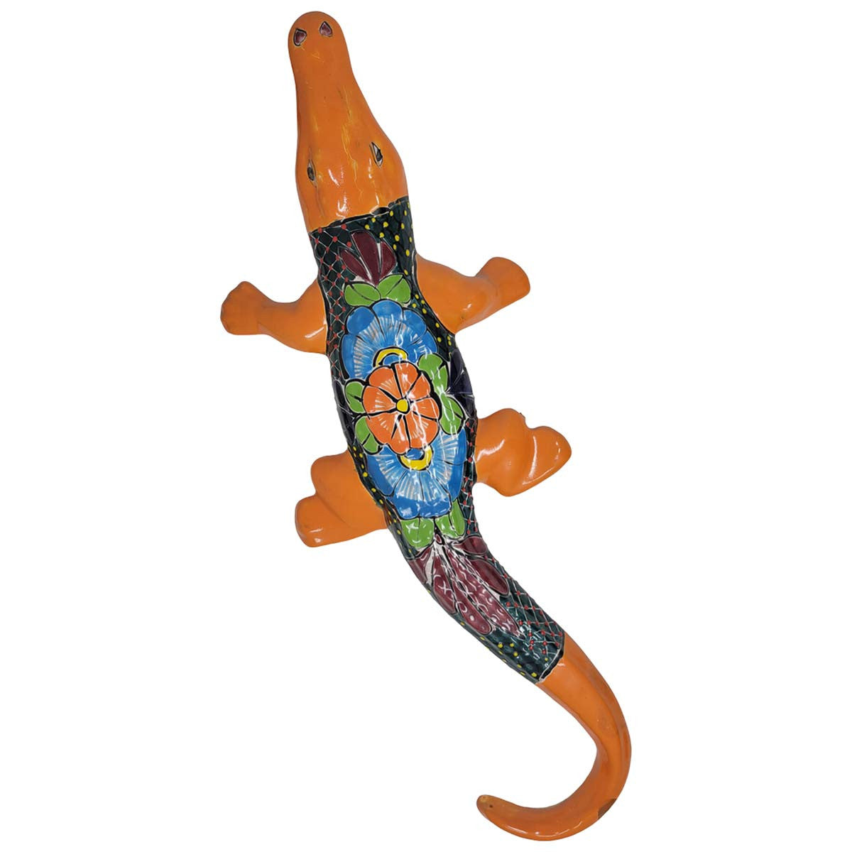 Orange Skies Crocodile Wall Art