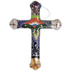 Red Flower Cross Wall Art