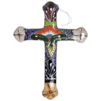 Red Flower Cross Wall Art