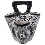 Black Flower Cutlery Caddy