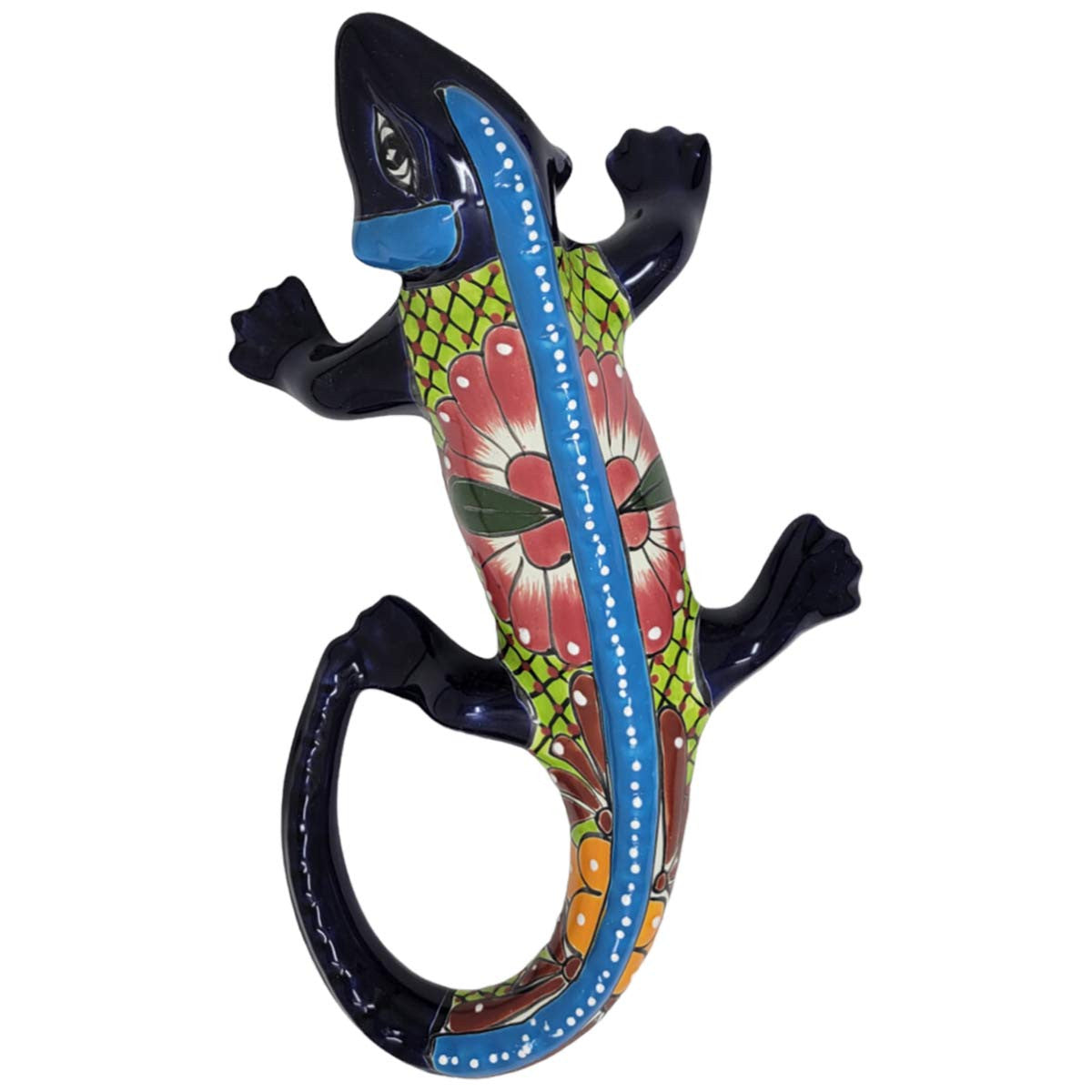 Red Flower Lizard Wall Art