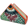 Black Flower Napkin Holder