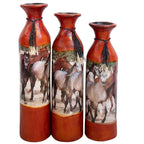 Western Stampede Decorative Pots - Set of 3
