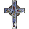 Trimmed Mosaic Cross Wall Art