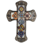 Mosaic Tile Cross Wall Art