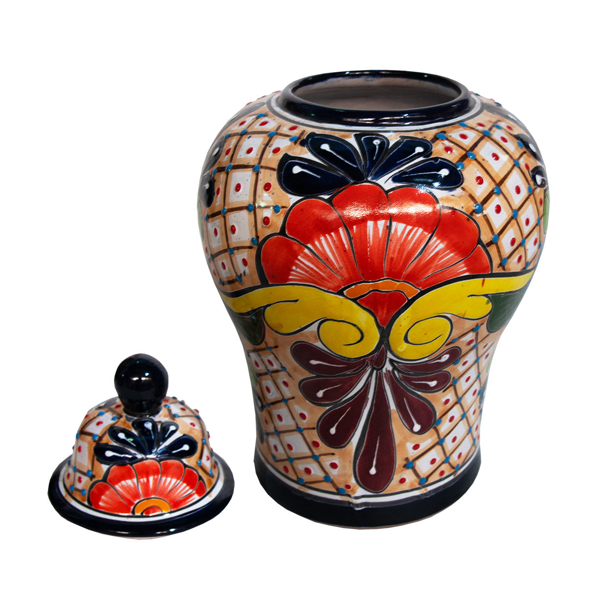 Blue Flower Jar