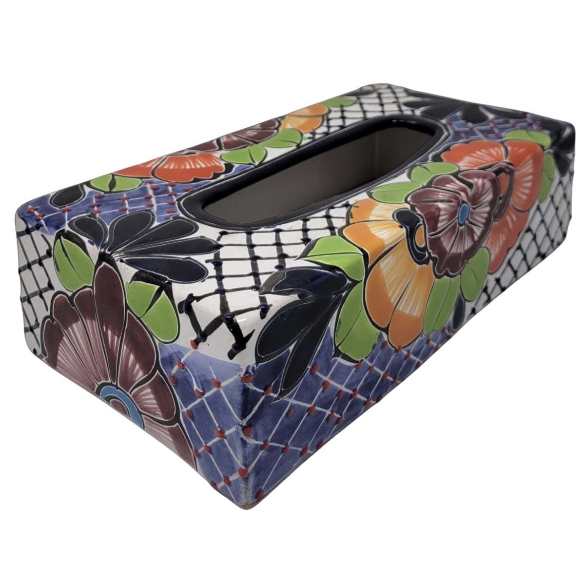 Canyon Glow Talavera Tissue Box Covers