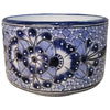 Blue Flower Wheel Planter