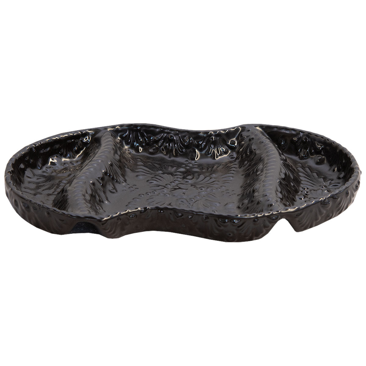 Pascoe Talavera Appetizer Plate - Black
